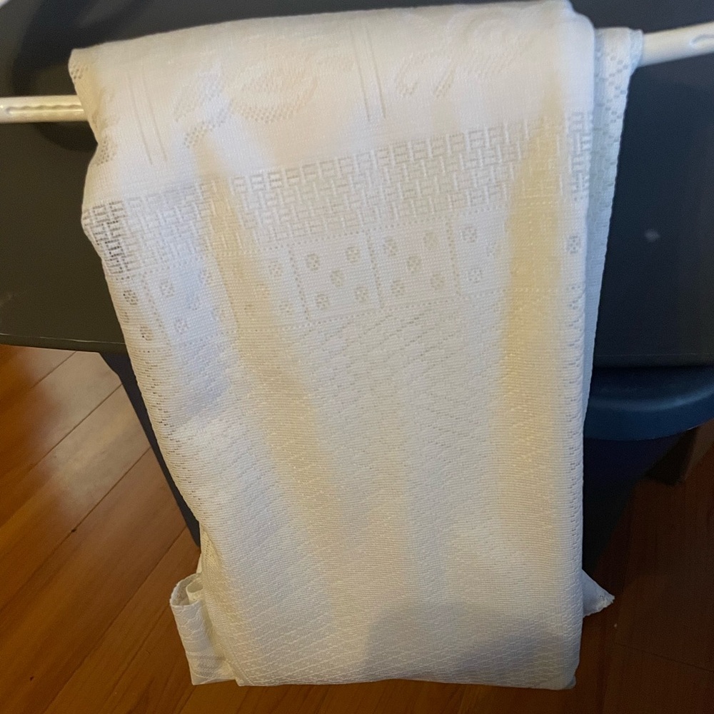 Lovely white vintage table cloth
